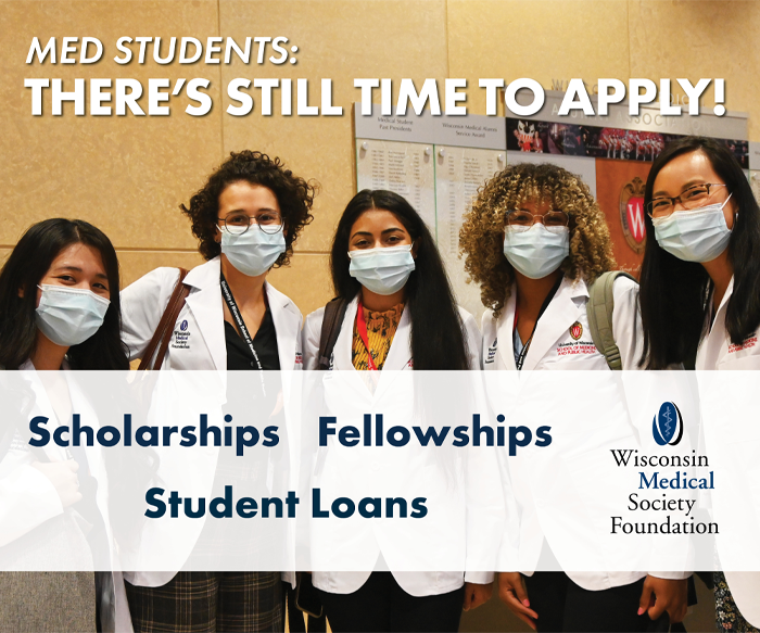 Med students: There's still time to apply! Student group photo